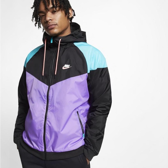 Nike Men's Windrunner Jacket in Space Purple Size Medium - Picture 1 of 8
